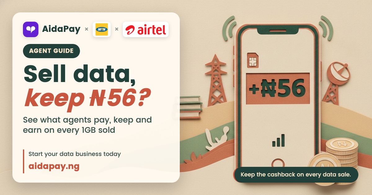 No bulk stock: what 1GB on MTN, Airtel and Glo really earns an agent