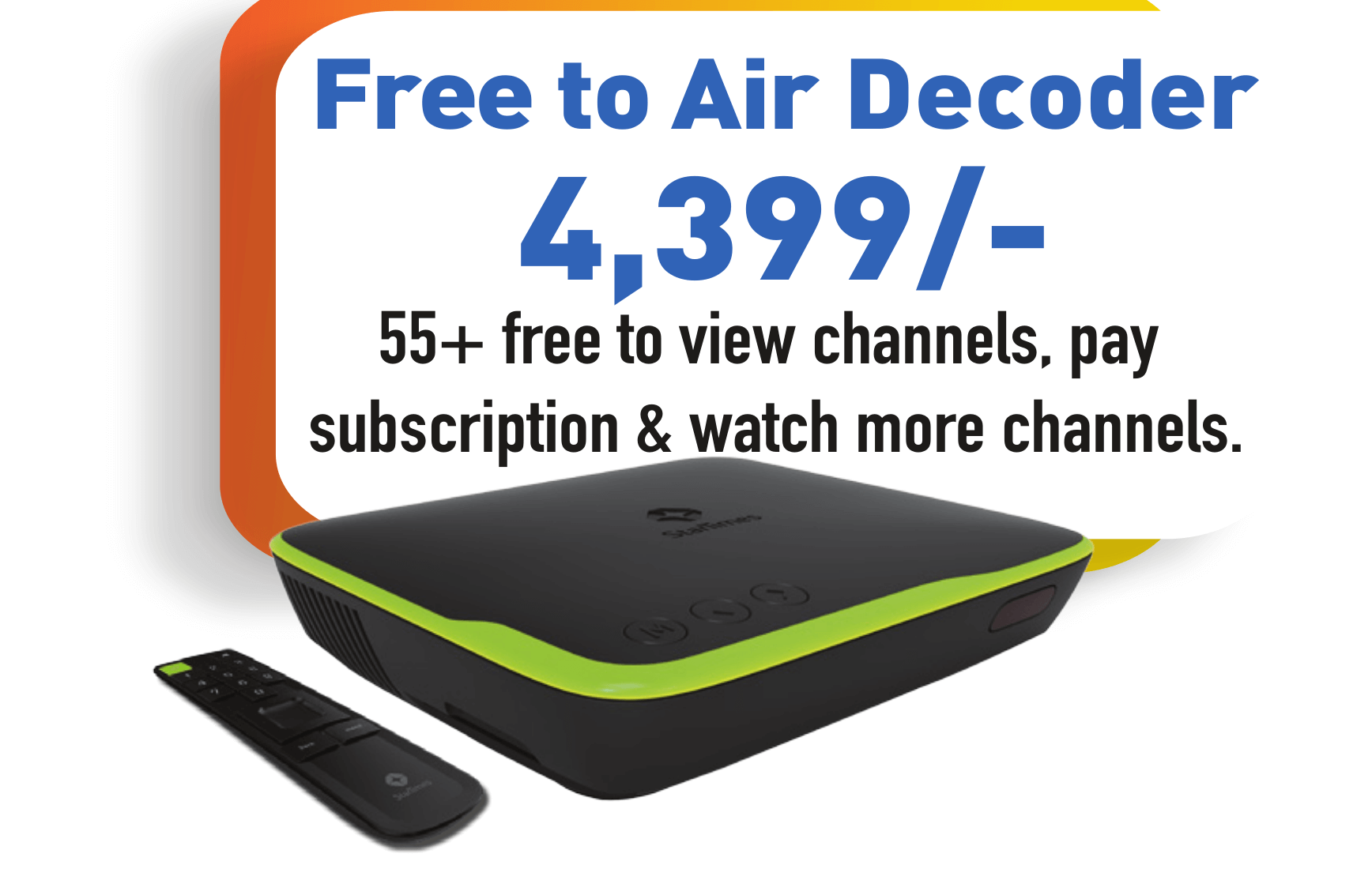 ₦320 StarTimes day pass, DStv or GOtv, or your phone on data