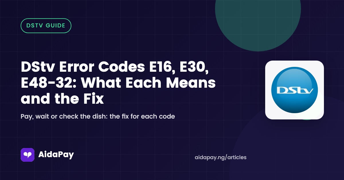 Pay, wait or check the dish: the fix for each code
