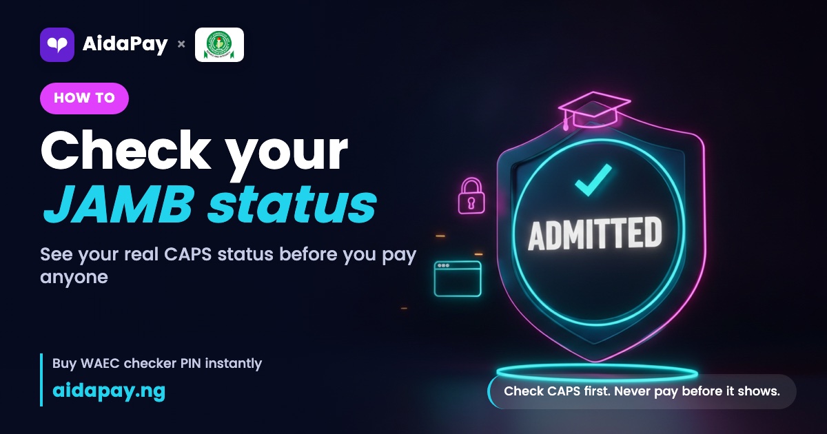 Verify your admission offer on CAPS before you pay anyone
