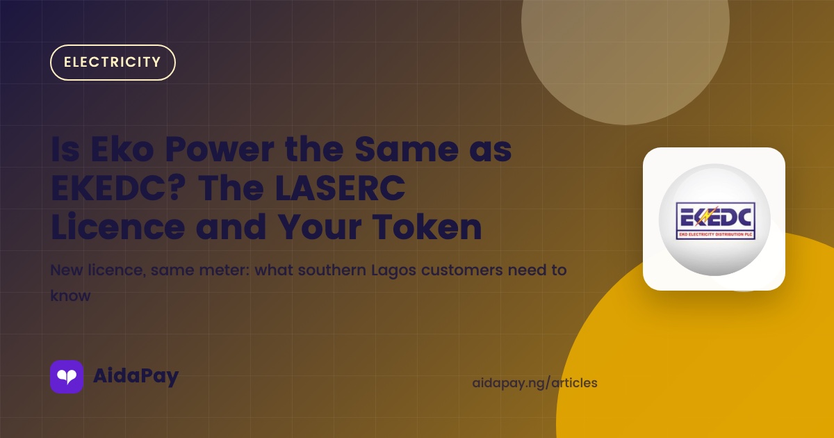 New licence, same meter: what southern Lagos customers need to know