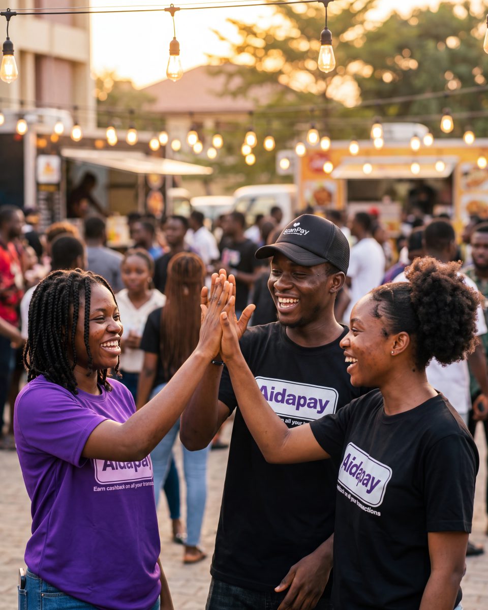 AidaPay ambassadors celebrating together